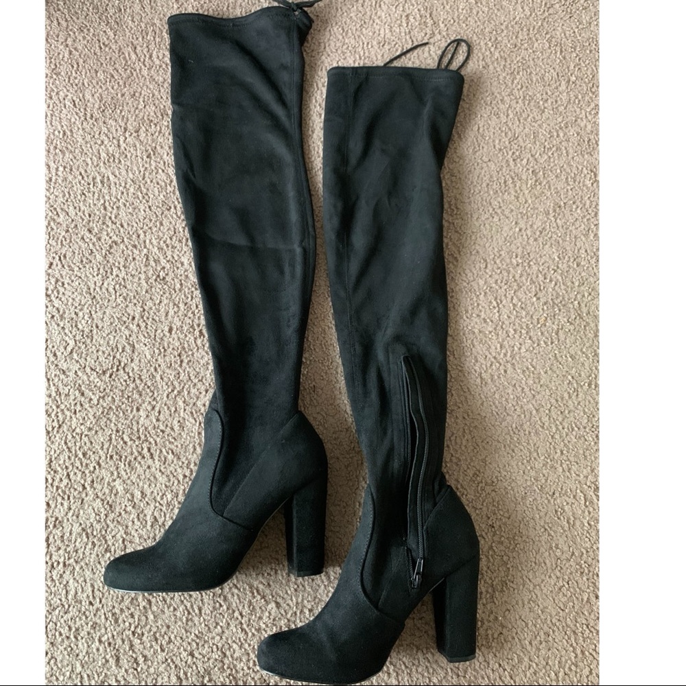 Lulus suede over the knee boots